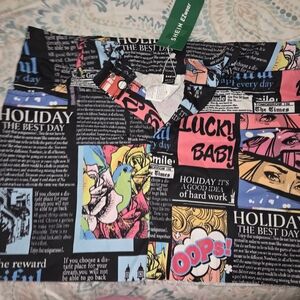 SHEIN Multicolor Graphic Print Skirt